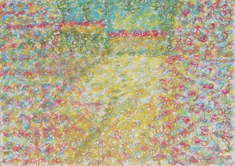 ...: die Molekularbewegung um ihn ..., 2009, 36 x 48 cm die Molekularbewegung um ihn