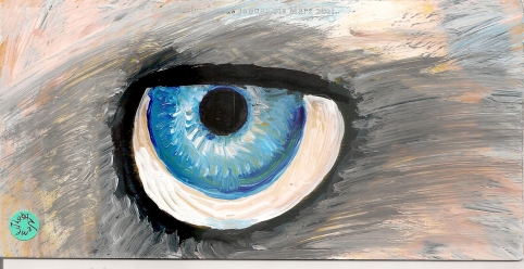 Kunstrecycling 10.3. 2011, 10 cm x 21 cm oel/acrylbilder