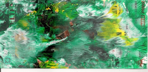 Kunstrecycling 17.3 2011, 10 cm x 21 cm oel/acrylbilder