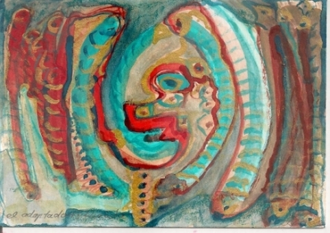 Kubatagebuch: der Tourist als Adapter, 2010, 12 cm x 16 cm der Tourist als Adapter
