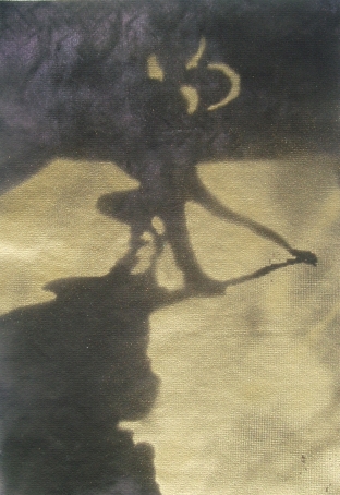 Tangotänzer, 2007, manueller Druck, 42 x 30 cm Tangotänzer